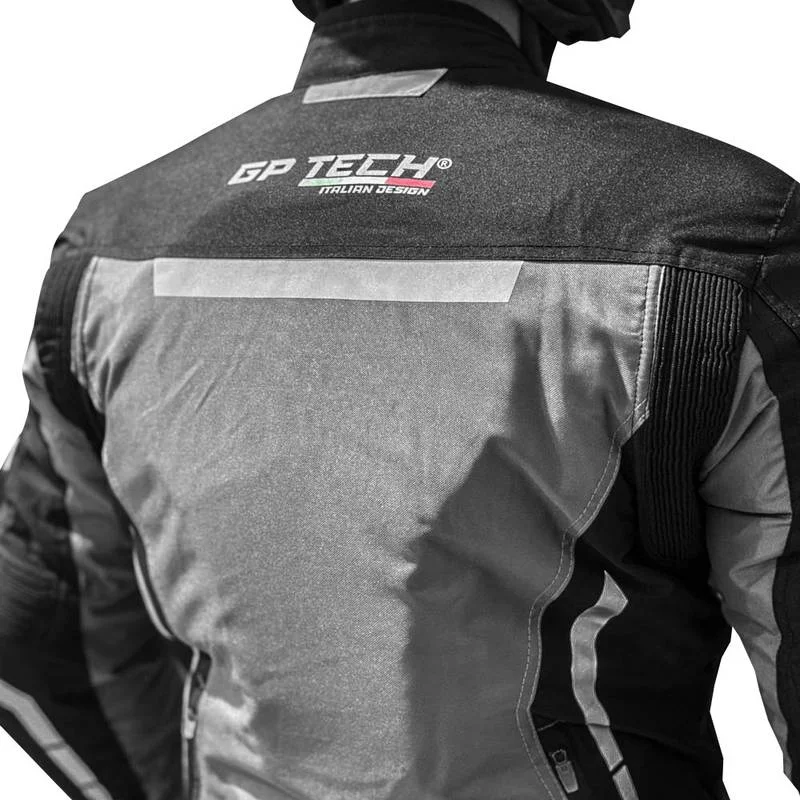 Jaqueta GP Tech Masculina Essence 2 Preto/Cinza - Spinelli Motos